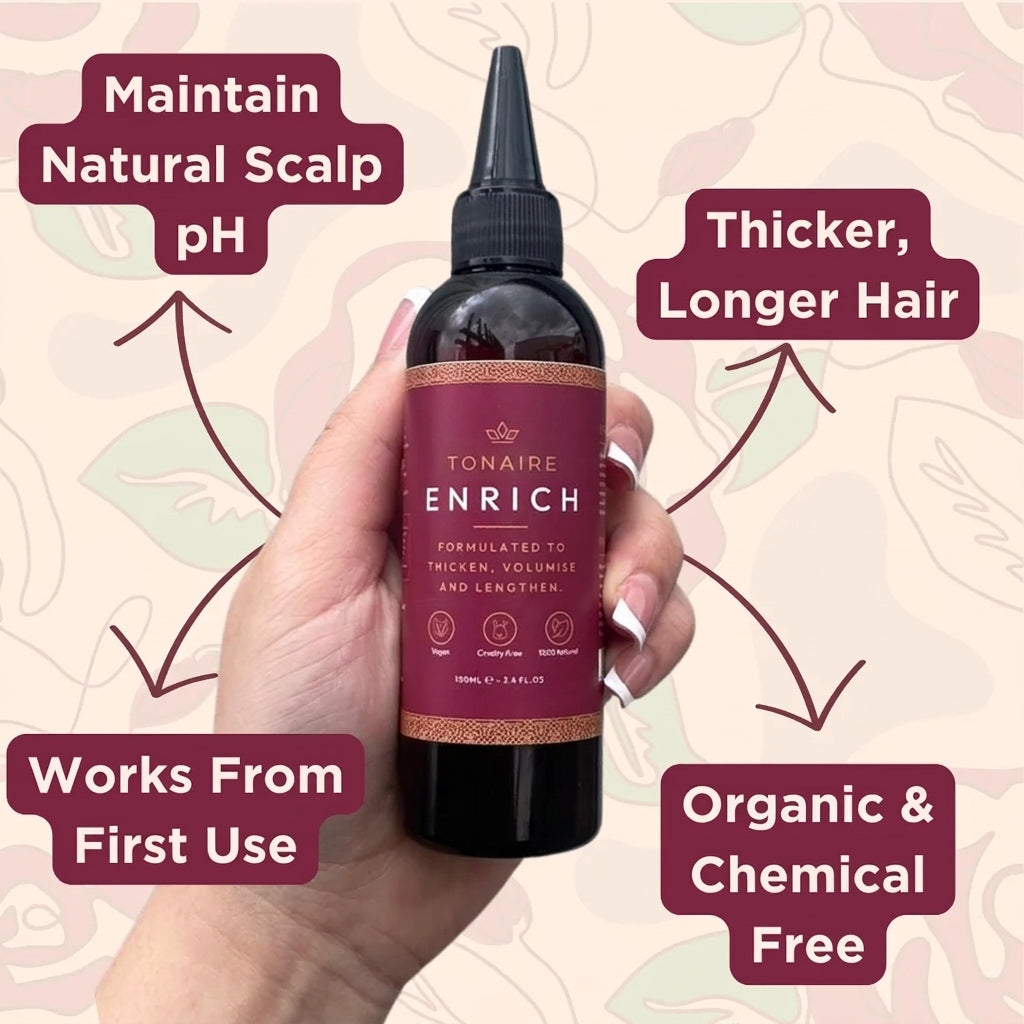 Enrich Hair Growth Oil + Scalp Massager Duo
