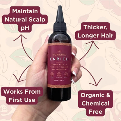 Enrich Hair Growth Oil + Scalp Massager Duo